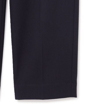 23区 L 【洗える】ウォームストレッチ テーパード パンツ ネイビー系