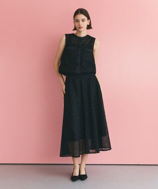 フェザーembドレス