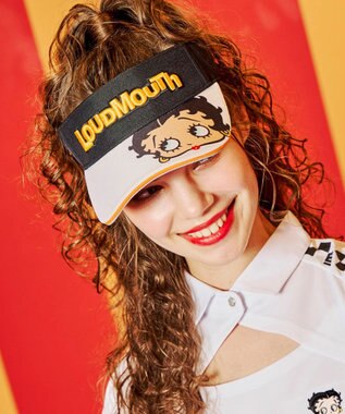 FILA GOLF／marie claire 【LOUDMOUTH×Betty Boop™ 】ユニセックス バイザー