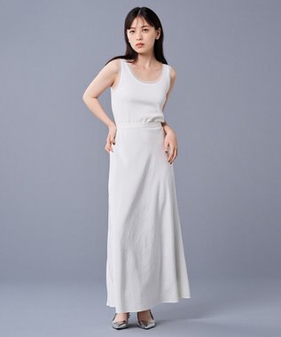 uncrave チュールコンビ タンクトップ（uncrave STANDARD） ホワイト