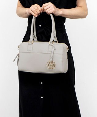 CLATHAS アマンド 2wayボストンバッグ ライトグレー