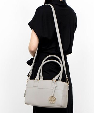 CLATHAS アマンド 2wayボストンバッグ ライトグレー
