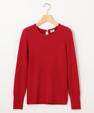 組曲 【WEB限定・2SET】オフショル風NEWツイン ニット チェリーレッド系