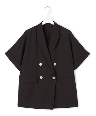 23区 【先行予約】シアータンブラー ダブルジャケット ブラック系