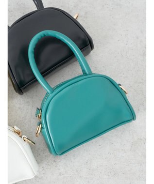 earth music&ecology ｍｉｎｉｍｉｎｉボストンバッグ Blue Green