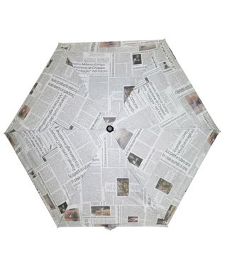 +RING レディース向け プラスリング 晴雨兼用折傘 PAPER-WHT T1196 sunshield 白～オフホワイト