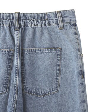 YECCA VECCA 綿麻バギーデニムパンツ Light Indigo