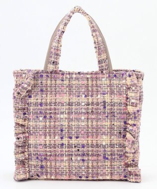 TOCCA 【美人百花掲載】【一部カラー撥水】TRIM WAVES MINITOTE ミニトートバッグ ライラック系