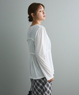 CRAFT STANDARD BOUTIQUE ドロストギャザープルオーバー Off White