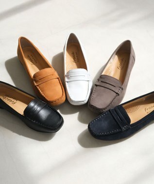 Pointer 本革ドライビングシューズ キャメル(ヌバック)