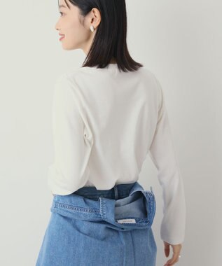 AMERICAN HOLIC クルーネックロングプルオーバー Off White