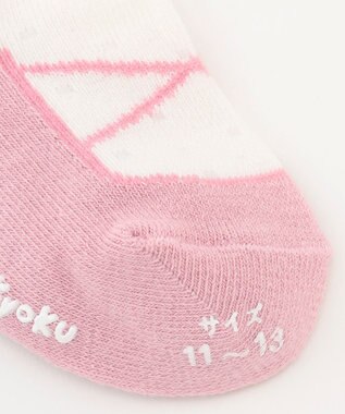 組曲 KIDS 【11-15cm】バレエシューズ  ソックス ピンク系