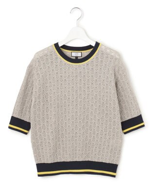  【WOMEN】コットンベーシック ニットプルオーバー