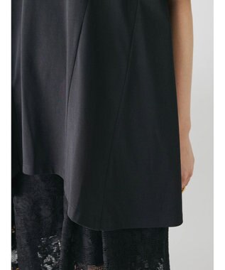 Green Parks ショルダーカットチュニック Black