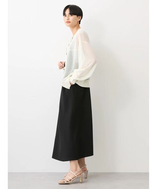 AMERICAN HOLIC 接触冷感２ＷＡＹシアーニットカーディガン Off White