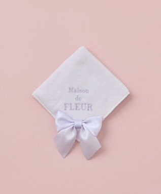 Maison de FLEUR ビッグリボンタオルハンカチ