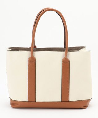 UNBILLION cachecache パーテーションPUトートバッグL キャメル