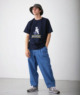 J.PRESS YORK STREET 【UNISEX】YALE × J.PRESS YORK STREET コラボTシャツ ネイビー系