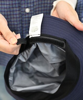 F/ACSION MANAZUO 晴雨兼用バケットハット NAVY