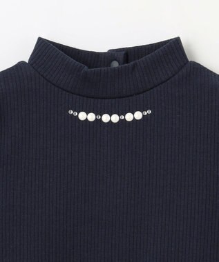 ANY KIDS ドッキングチュールワンピース ネイビー×ネイビー