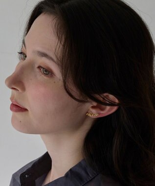 Phoebe ラッキーレターピアス&イヤリング(チャーム)/片耳 ゴールド