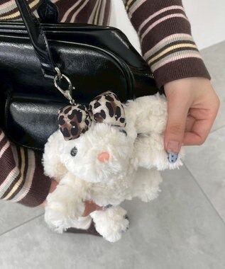 WEGO お姫様うさちゃんぬいぐるみキーホルダー 柄1