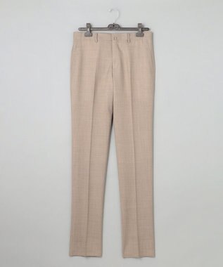 GOTAIRIKU ロングセラー【洗える/折り目加工/シワになりにくい/ウエストアジャスター】ウォッシャブル サマーウール100％パンツ_限定色(ノータック)23/24年モデル ベージュ系