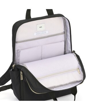 ACE BAGS & LUGGAGE 【洗える背面パッド付】 ace. フィッテムライト リュックサック A4/14インチ収納 20392 エース ブラック