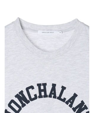 AMERICAN HOLIC ＮＯＮＣＨＡＬＡＮＴ　ＳＴＡＲＩＮＧ　カットチュニック1 Light Gray Mixture