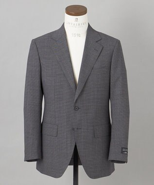 GOTAIRIKU 【御幸毛織】 WOOL×SOLOTEX ストレッチスーツ（平織/グレー） グレー系8