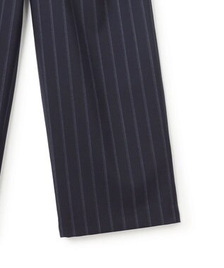 BEIGE， 【セットアップ対応】GEORGE / ウールストライプ  ツータックパンツ Navy Stripes