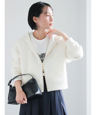 Te chichi ダンボールジョーゼットフーディー オフホワイト