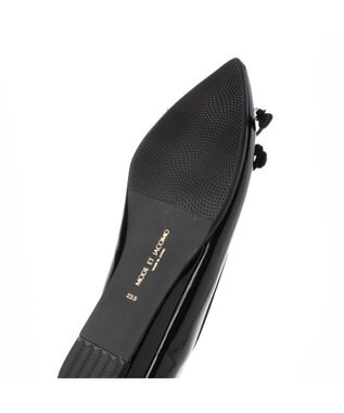 MODE ET JACOMO <MODE ET JACOMO>リボンバレエシューズ ブラックエナメル