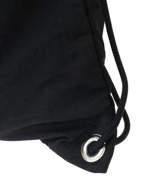 Green Parks ■ＷＩＣＫＥＤ　アイコン刺繍ナップサック Black