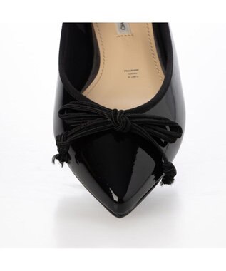 MODE ET JACOMO <MODE ET JACOMO>リボンバレエシューズ ブラックエナメル
