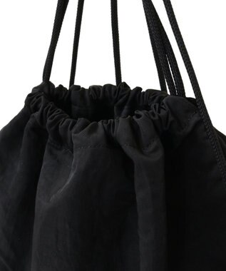 Green Parks ■ＷＩＣＫＥＤ　アイコン刺繍ナップサック Black