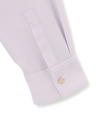 23区 S 【洗える】 バックサテンアムンゼン キーネック ブラウス ライラック系