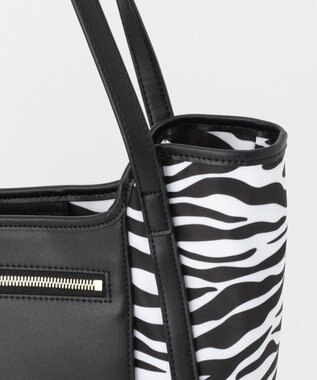 LA BAGAGERIE リサイクルレザー　フラップトート ブルーブラック