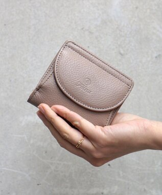FOLNA RD ヌメオイルシュリンク二つ折り財布 グレー