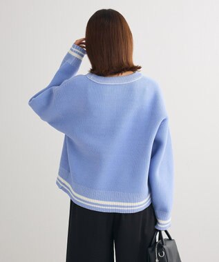 Green Parks ２ＷＡＹリバーシブルニットプルオーバー Blue