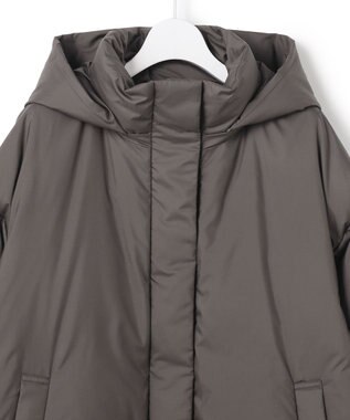 23区 L 【先行予約/WEB&一部店舗限定】ステッチレス フーデット ダウン グレー系