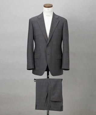 GOTAIRIKU 通年素材【横伸度15％のストレッチ】タスマニア100% SUPER120'sスーパーストレッチ トロピカルスーツ ライトグレー系8