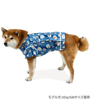 PET PARADISE ペットパラダイス 甚平 《しじら織り風》 中型犬 大型犬 ブルー