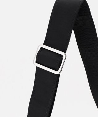 Y'SACCS ポリエステルツイル ショルダーバッグ ブラック