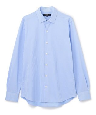 JOSEPH HOMME ハイゲージコットンジャージー 　レギュラーカラーシャツ スカイブルー系1