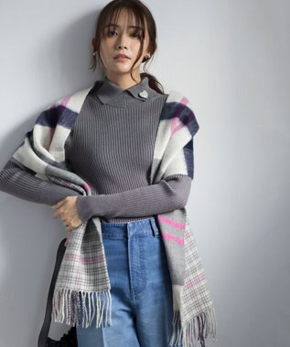 組曲 【人気につき再販決定！】ハートストーンブローチ シルバー系