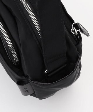 Y'SACCS ポリエステルツイル ショルダーバッグ ブラック