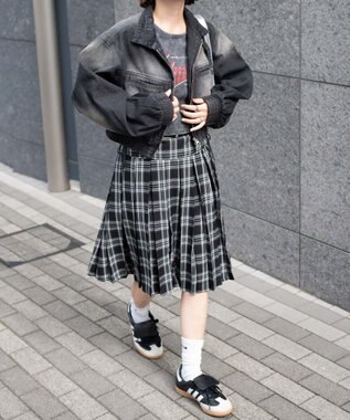 WEGO ヴィンテージウォッシュバイカージャケット ブラック