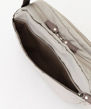 Y'SACCS ポリエステルツイル ショルダーバッグ グレージュ