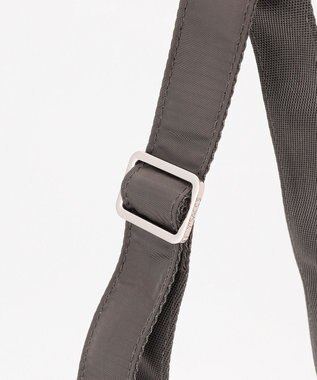 Y'SACCS ポリエステルツイル ショルダーバッグ ダークグレー